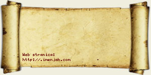 Anđelija Bujak vizit kartica